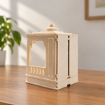 Warmly Lit Ivory Shrine Altar